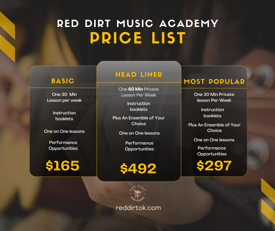 Music Lessons at Red Dirt Music Academy